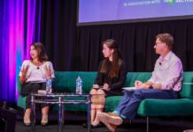 El arte de disfrutar con estilo y sentido. Diseñar para reciclar ECOCE y APR se unen (Elena Mantagaris, Senior Advisor Canadian Initiative. Montserrat Ramírez, directora de Operaciones PET ECOCE A.C. Scott Trenor ,Technical Director Olefins Tech Committee Lead)