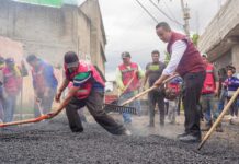 GAM repara 53 mil baches en 91 colonias
