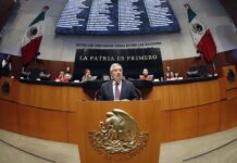 Comparece ante el Pleno del Senado el secretario de Relaciones Exteriores, Juan Ramón de la Fuente