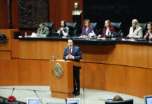 Senadores de la República revisan política educativa con el titular de la SEP, Mario Delgado Carrillo