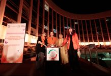 Iluminan el Senado con motivo del “Día Internacional de la Eliminación de la Violencia contra las Mujeres”