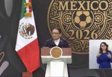 PALABRAS DE LA SECRETARIA DE GOBERNACIÓN, ROSA ICELA RODRÍGUEZ, DURANTE LA PRESENTACIÓN COPA MUNDIAL FIFA 2026.