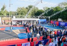 Rehabilitan cancha de basquetbol de Azcapotzalco en conjunto con la NBA