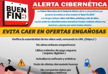 LA UNIDAD DE LA POLICÍA CIBERNÉTICA DE LA SSC EMITE RECOMENDACIONES PARA REALIZAR COMPRAS SEGURAS CON MOTIVO DEL INCREMENTO DE FRAUDES DIGITALES DURANTE EL «BUEN FIN»