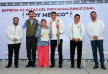 Brinda Salomón Jara certeza jurídica a personas migrantes con actas de nacimiento del programa Binacional “Soy México”