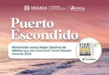 Invita Sectur Oaxaca a votar por destinos y emprendimientos nominados en Food and Travel Reader Awards 2025