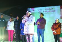 Inauguran mega pista de hielo en Azcapotzalco