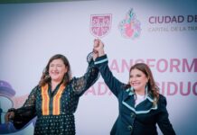 Clara Brugada y Nancy Núñez presentan nueva separación de residuos en la Ciudad de México desde Azcapotzalco