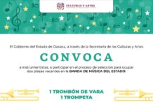 Convoca Gobierno de Oaxaca a instrumentistas para integrar la Banda de Música del Estado