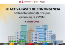 Activan Fase 1 de contingencia por ozono en Zona Metropolitana del Valle de México