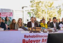 CIERRA FUENTES DE SAQUEO GOBIERNO DE PUEBLA CON OBRA COMUNITARIA Y MAQUINARIA