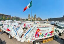 CON UNA INVERSIÓN DE 200 MDP, ENTREGA CLARA BRUGADA 50 CAMIONES RECOLECTORES DE RESIDUOS