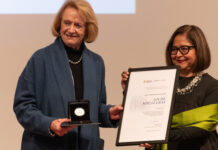 LOUISE NOELLE GRAS RECIBE MEDALLA BELLAS ARTES 2025 EN LA DISCIPLINA DE PATRIMONIO