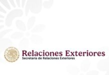 La SRE se mantiene en contacto con las representaciones acreditadas en México y agradece las muestras de reconocimiento y solidaridad transmitidas hacia nuestras Fuerzas de Seguridad.