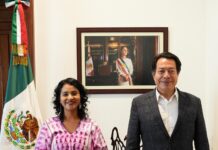 Nadia López García, pedagoga, poeta indígena y activista en derechos educativos y culturales, nueva titular de la DGME