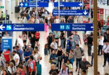 Crece llegada de turistas internacionales por vía aérea en 2025 y avanza la diversificación de mercados