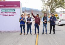 Entrega Salomón Jara una vialidad moderna y segura con la rehabilitación de la calzada Valerio Trujano en la ciudad capital