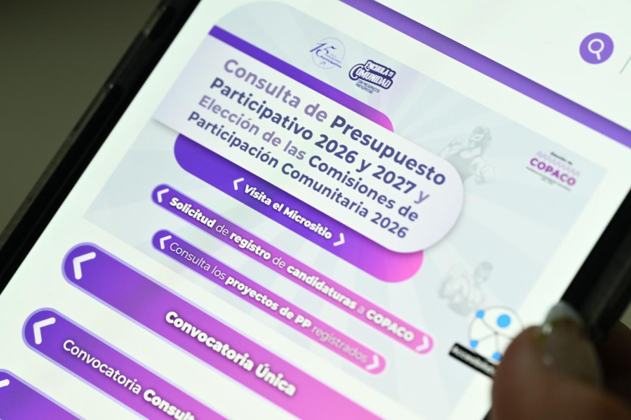 Invita IECM a conocer micrositio exclusivo para la Elección de las COPACO 2026 y la Consulta de Presupuesto Participativo 2026 y 2027