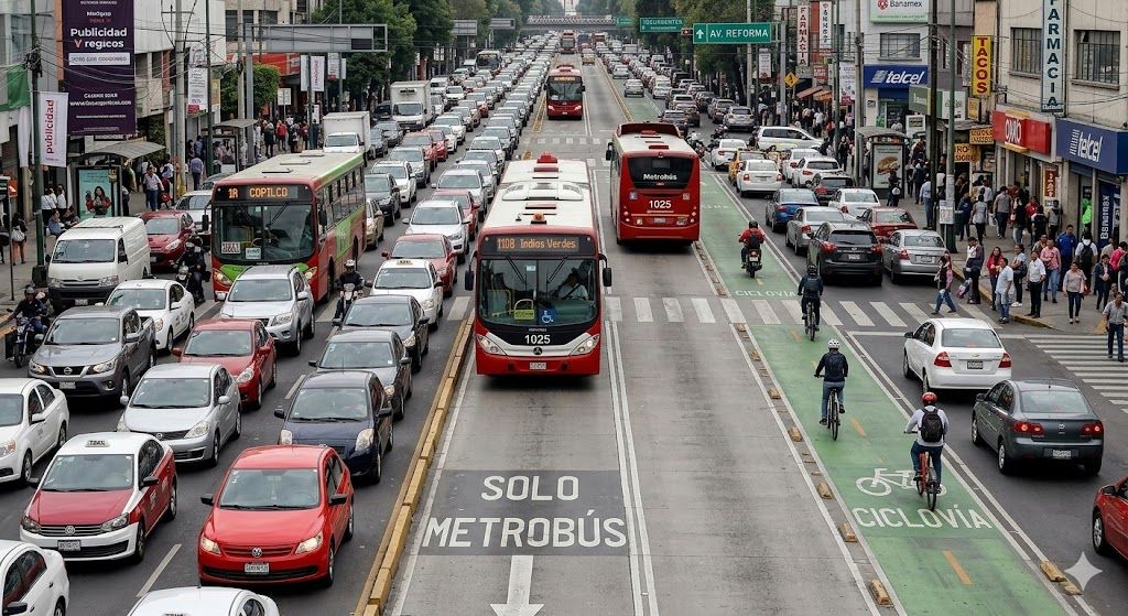 Transporte público en México pierde terreno frente al auge de autos y motocicletas, por lo que está en punto crítico: Jesús Padilla