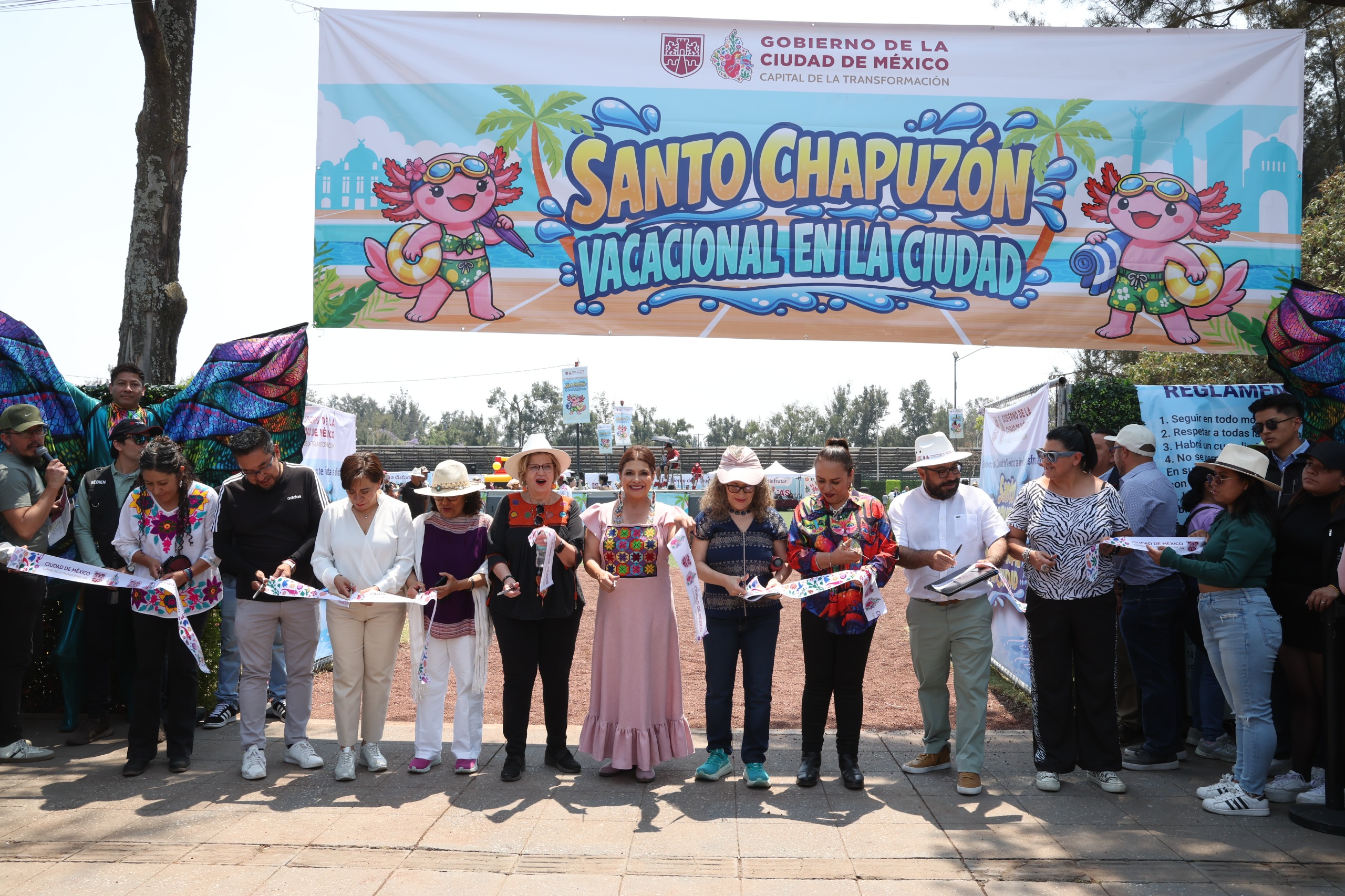 INAUGURA CLARA BRUGADA SANTO CHAPUZÓN VACACIONAL EN UTOPÍA MAGDALENA MIXIUHCA; SE ESPERAN MÁS DE 100 MIL PERSONAS EN ALBERCAS DE TODAS LAS UTOPÍAS