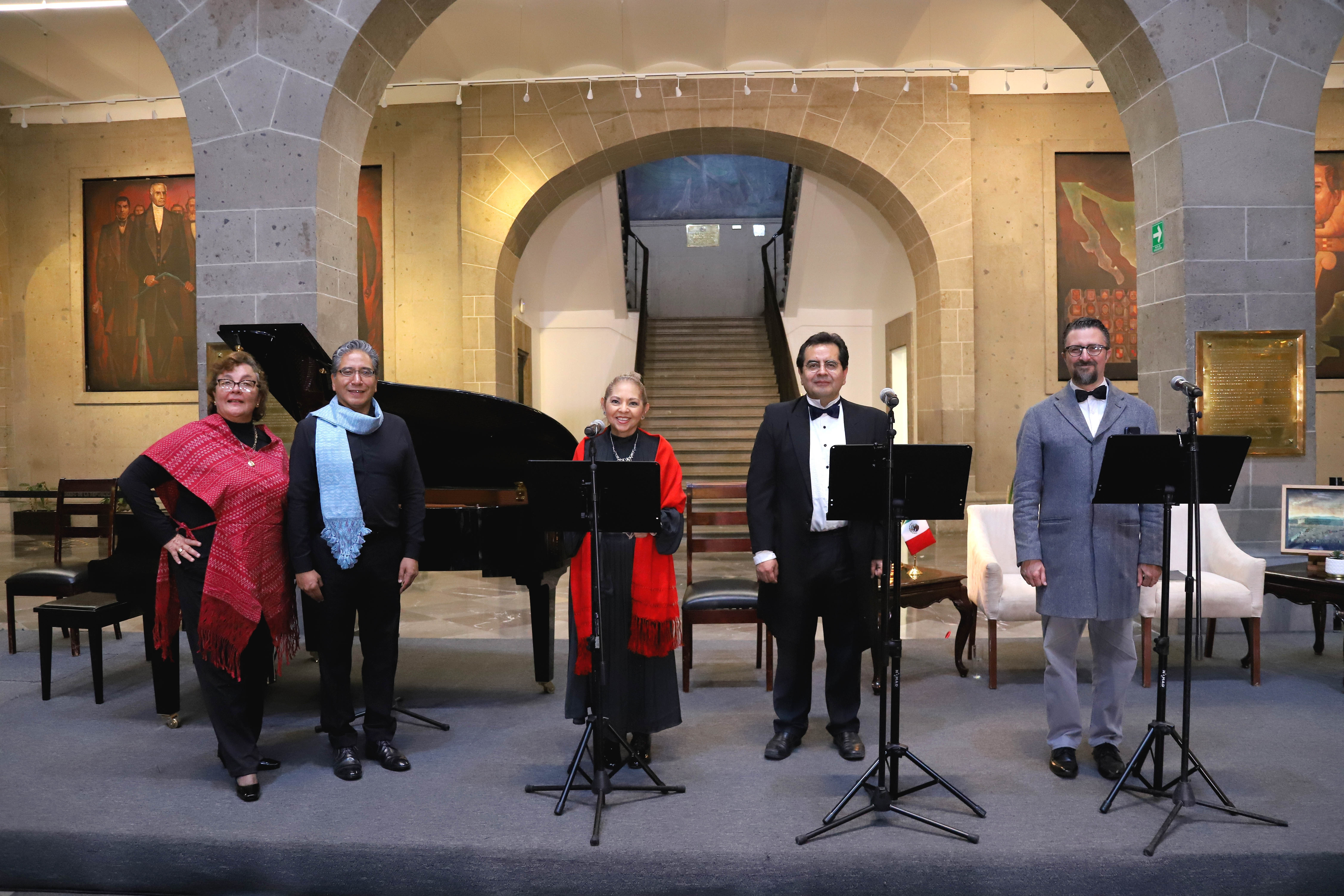 Velada musical en Casona de Xicoténcatl para rendir un homenaje a Margarita Maza