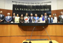 Versión estenográfica del discurso de la presidenta del Senado de la República y de la Comisión Permanente del Congreso de la Unión, Laura Itzel Castillo Juárez, en la Sesión Solemne para recibir al presidente del Consejo Europeo, António Luís Santos da Costa.