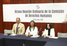 Preparan ceremonia para iluminar el Senado con motivo del Día Internacional del Orgullo LGBTTTIQA+