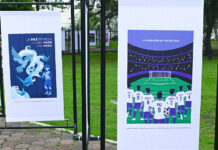 Muestra de carteles inspirados en los valores del deporte y la cultura de paz