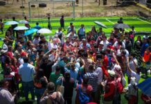 ENTREGA ALCALDE ISAAC MONTOYA UNA HUELLA DE LA TRANSFORMACIÓN MÁS EN LA COLONIA MÉXICO 68, UNA CANCHA DE FÚTBOL TOTALMENTE RENOVADA