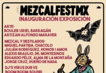 Arte, mezcal y música se encuentran en Mano Santa con la inauguración de una exposición gráfica de Mezcalfest.mx