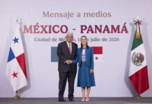 La presidenta Claudia Sheinbaum Pardo y el presidente José Raúl Mulino fortalecen asociación estratégica entre ambos países