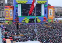 Disfrutan 110 mil aficionados final del Mundial en el Corazón de la Capital; se registra saldo blanco durante la jornada