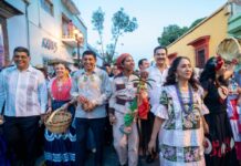 Algarabía, música, danza y tradición inundan las calles del Centro Histórico durante la primera Calenda de las Culturas
