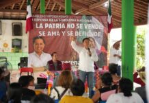 Pablo Amílcar Sandoval Ballesteros fortalece el diálogo ciudadano en Igualapa, Guerrero