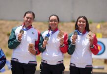 Doble medalla de oro en tiro con arco recurvo por equipos en Juegos Centroamericanos Santo Domingo 2026