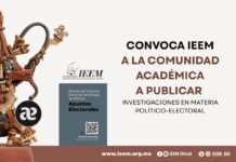 CONVOCA IEEM A LA COMUNIDAD ACADÉMICA A PUBLICAR INVESTIGACIONES EN MATERIA POLÍTICO-ELECTORAL