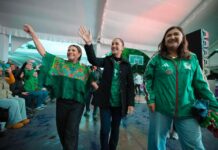 Claudia Sheinbaum encabeza respaldo a la Selección Mexicana en Azcapotzalco