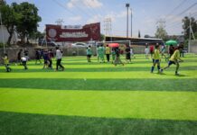 EN NAUCALPAN CON LAS HUELLAS DEL MUNDIAL SOCIAL YA SUMAN MÁS ESPACIOS COMUNITARIOS RESCATADOS E ILUMINADOS