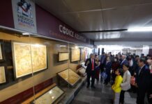 EN EL MARCO DE LOS 200 AÑOS DE RELACIONES MÉXICO-FRANCIA, INAUGURAN EXPOSICIÓN SOBRE EL CÓDICE AZCATITLAN