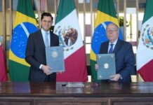 Secretario Velasco concluye visita de trabajo a Brasil; se fortalece diálogo político y amplía cooperación bilateral