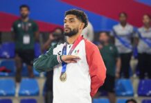 Obtiene lucha mexicana tres medallas en su debut de Santo Domingo 2026