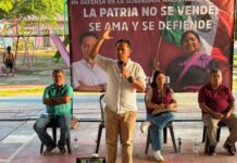 Pablo Amílcar Sandoval encabeza asamblea en Iguala de la Independencia y llama a fortalecer la defensa de la Soberanía Nacional