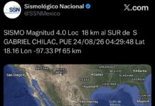 SIN AFECTACIONES POR SISMO CON EPICENTRO EN SAN GABRIEL CHILAC: PROTECCIÓN CIVIL