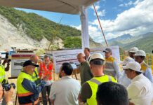 SUPERVISA TITULAR DE LA SICT, JESÚS ESTEVA MEDINA, AVANCES DEL PUENTE “EL TORNILLO” EN OAXACA
