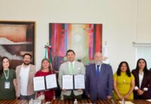 Gobierno Estatal y FINABIEN fortalecen alianza para el bienestar de las familias migrantes.