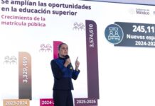 Garantizamos a los jóvenes el acceso a la educación: presidenta presenta plataforma Educación Superior 2026 con 37 mil 503 espacios