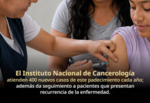 México mantiene avance en prevención del cáncer cervicouterino con vacunación y diagnóstico oportuno.