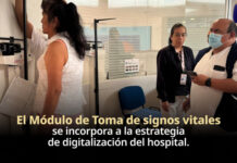 Hospital Juárez de México avanza en la digitalización con la apertura del Módulo de Toma de Signos Vitales