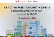 SE ACTIVA CONTINGENCIA AMBIENTAL ATMOSFÉRICA POR OZONO EN LA ZONA METROPOLITANA DEL VALLE DE MÉXICO (ZMVM)