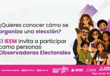 ¿QUIERES CONOCER CÓMO SE ORGANIZA UNA ELECCIÓN? EL IEEM INVITA A PARTICIPAR COMO PERSONAS OBSERVADORAS ELECTORALES